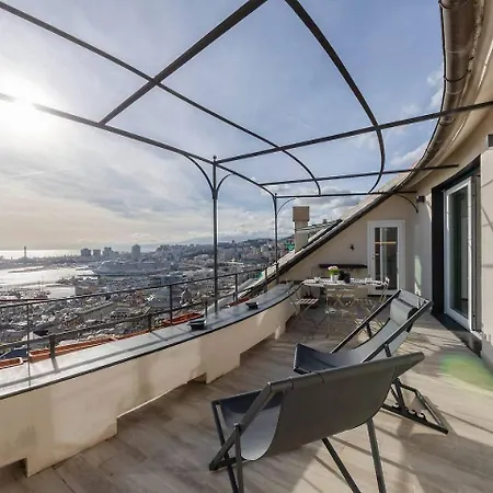 Joivy Exclusive Flat For 8, With Stunning City And Seaview * Genoa